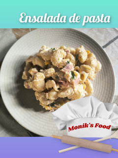 Una foto de Ensalada de pasta fría