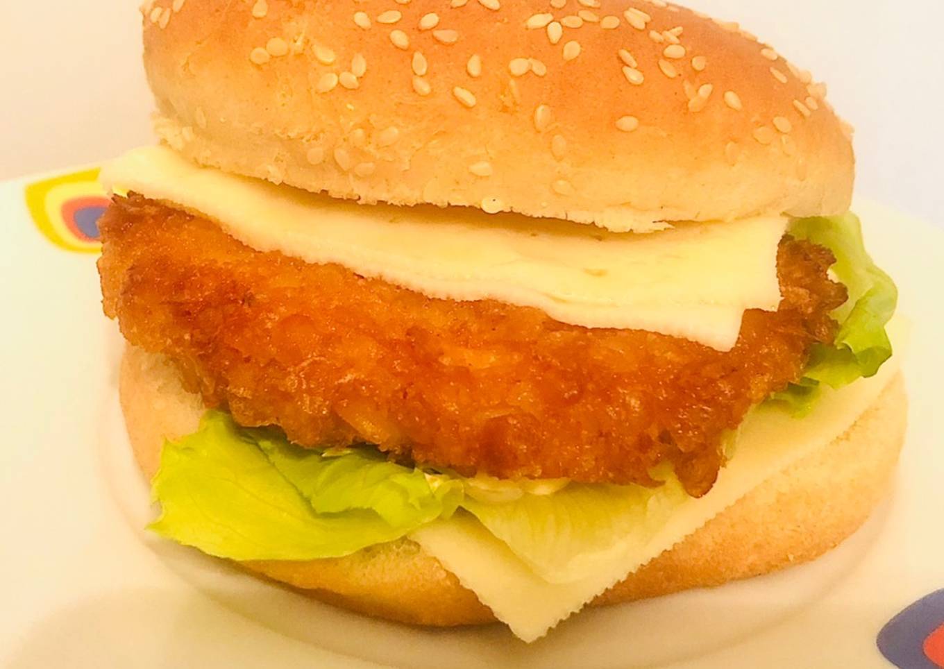 Hamburguesa crispy chicken