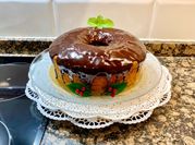 Una foto de dulce de leche ganache