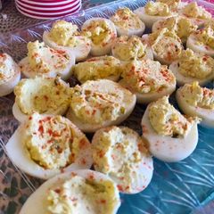 Sweet Pickle Deviled Eggs🥚 A picture of Sweet Pickle Deviled Eggs🥚.