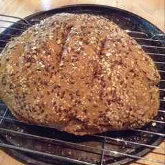 A picture of Candy's beer bread.