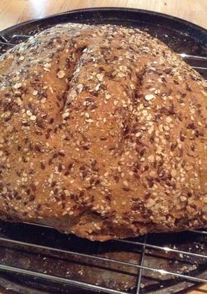 A picture of Candy's beer bread.