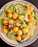 Trứng gà non xào mướp