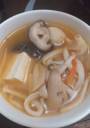 Hình của món Canh nấm thập cẩm.