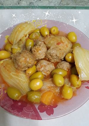 صورة لوصفة طاجين الزيتون والبسباس