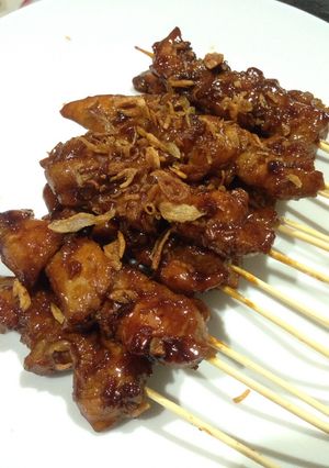 Foto resep Sate ayam teflon praktis