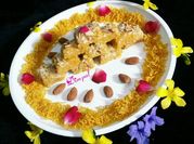 A picture of sev mithai
