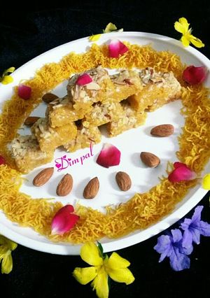 A picture of Sev barfi.
