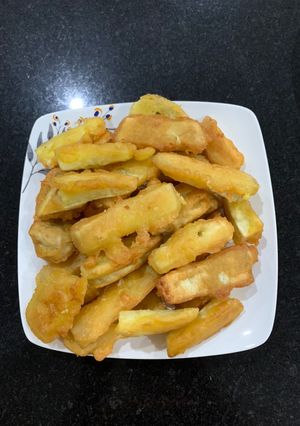 Hình của món Bánh khoai chiên.