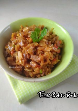 Foto resep Tumis Bakso Pedas