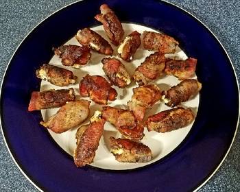 Without Fail Make Recipe Cherry Smoked Bacon Wrapped Feta Stuffed Balsamic Dates Delicious and Healthy