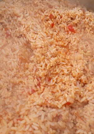 A picture of Party jollof rice.