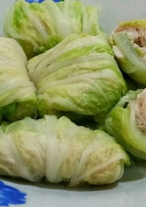 Foto resep Ayam gulung sawi hijau