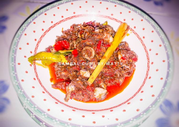 Resep Sambal Baby Cumi🦑🔥 Anti Gagal