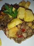 Fricasé de jurel económica y rica