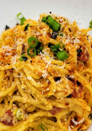 Miso Carbonara Spaghetti রেসিপির প্রধান ছবি