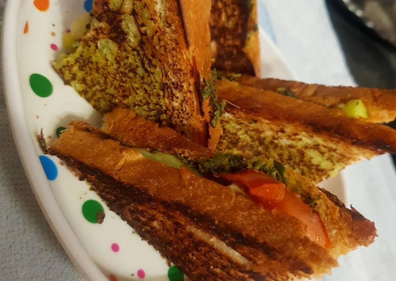 Bombay special veg sandwich
