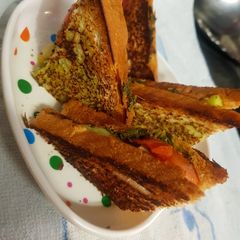 A picture of Bombay special veg sandwich.