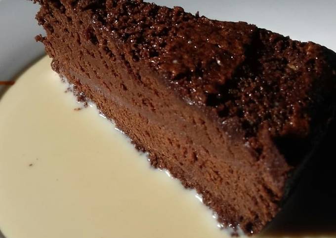 🍫Gâteau Chocolat façon GrandMère Crème Anglaise Cannelle