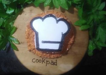 Easiest Way to Make Yummy COOKPAD logo cake