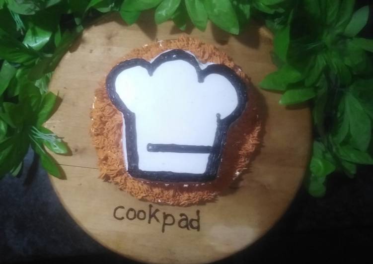How to Make Perfect COOKPAD logo cake