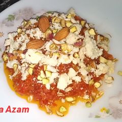 Gajar ka halwa😍گاجر کا حلوہ😋 A picture of Gajar ka halwa😍گاجر کا حلوہ😋.