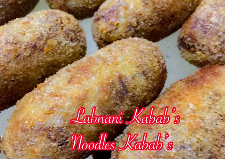 Simple Way to Make Perfect Labnani Kabab |Noodles kabab|