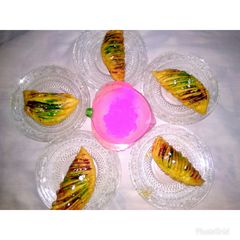 A picture of Colourful Gujiya.