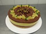 Tarta mousse de chocolate y naranja