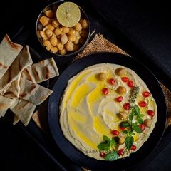 Creamy and Smooth Hummus A picture of Creamy and Smooth Hummus.