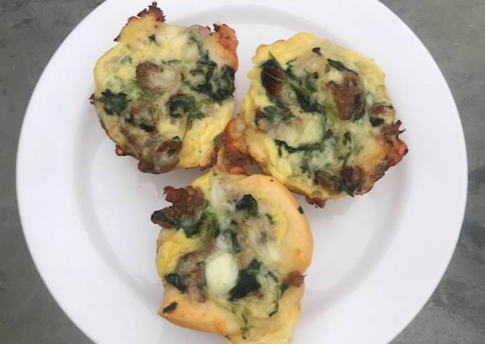 Recipe of Andrew Copley Mini Spinach Pies