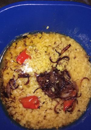 A picture of Urad dal.