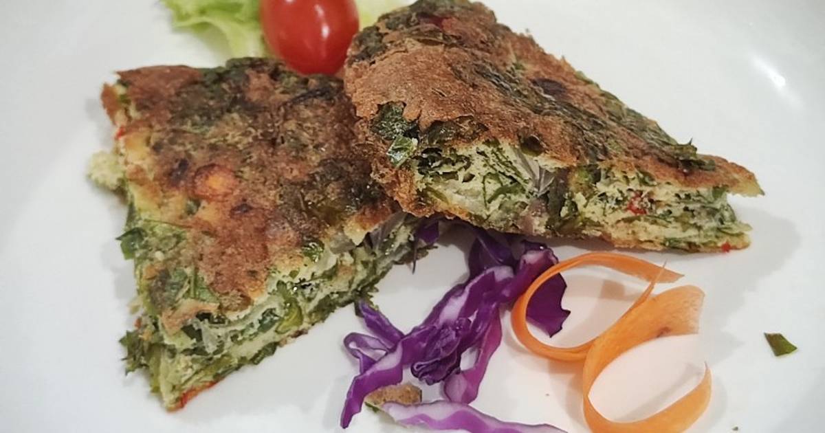 Resep Omelet/ Dadar Daun Melinjo oleh Henie Wied - Cookpad