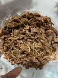 Carne desfiada (para lanche)