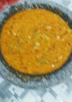 Una foto de Salsa roja