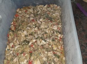 Una foto de Picadillo para empanadas de pollo. Grace