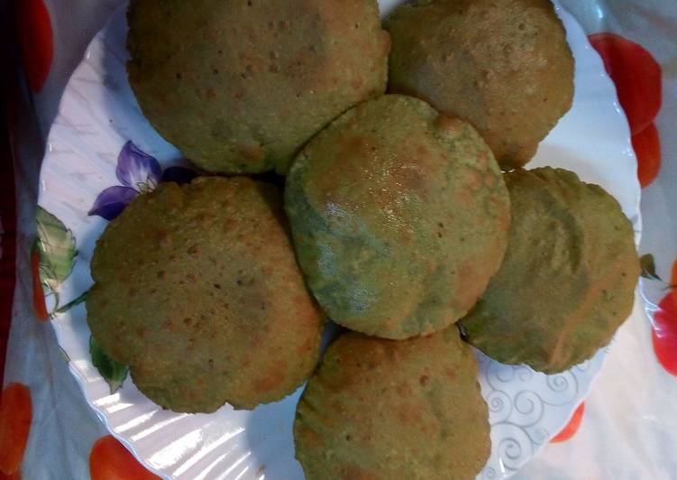 Recipe of Perfect Palak poori