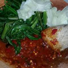 รูปของ Rujak Kangkung Sambel Asem