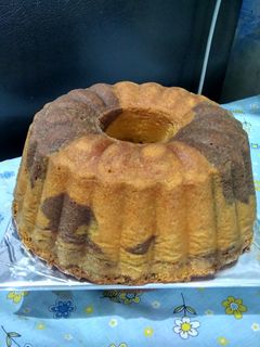 Foto resep 4. Marble cake / marmer cake premium