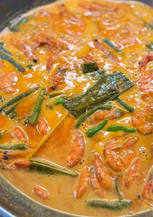 Foto resep Udang gulai kacang panjang sedap