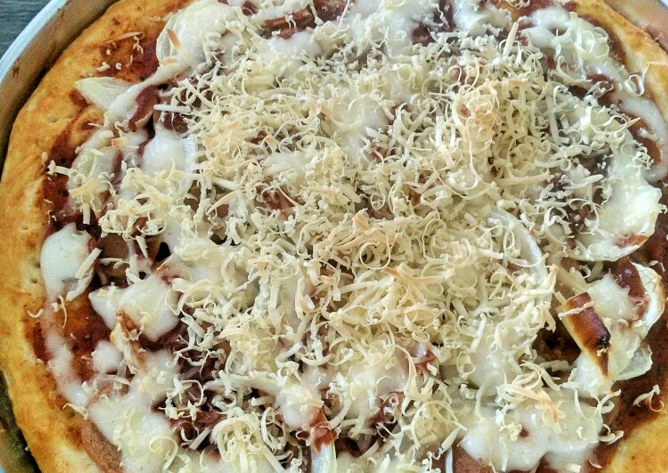 Pizza Thin Crust Homemade (Oven Tangkring)