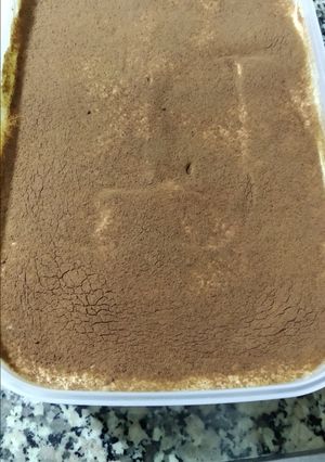 Una foto de Tiramisú para todos los publicos (receta cocinada por mi mujer)