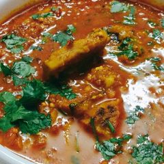 A picture of Besan Chilla Ki Sabzi.