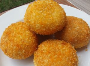 Foto resep Roti goreng isi daging lada hitam