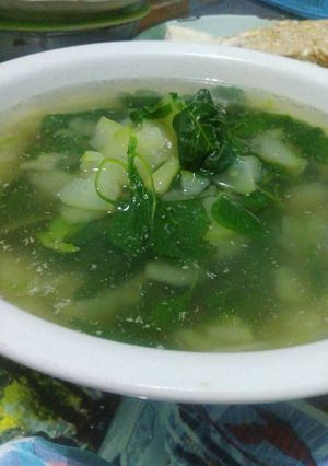 Foto resep Sayur Bayam Pepaya Muda