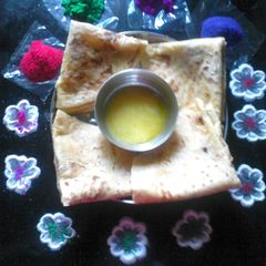 A picture of Puran poli.