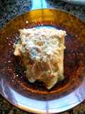 Crepes de espinaca y choclo c/crema de champiñón