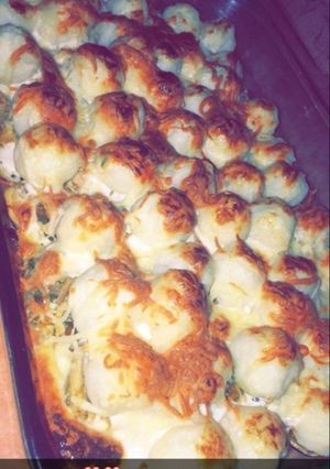 صورة لوصفة كُورات البطاطس🦋🖤!!