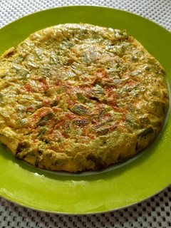 Una foto de Tortilla de espárragos