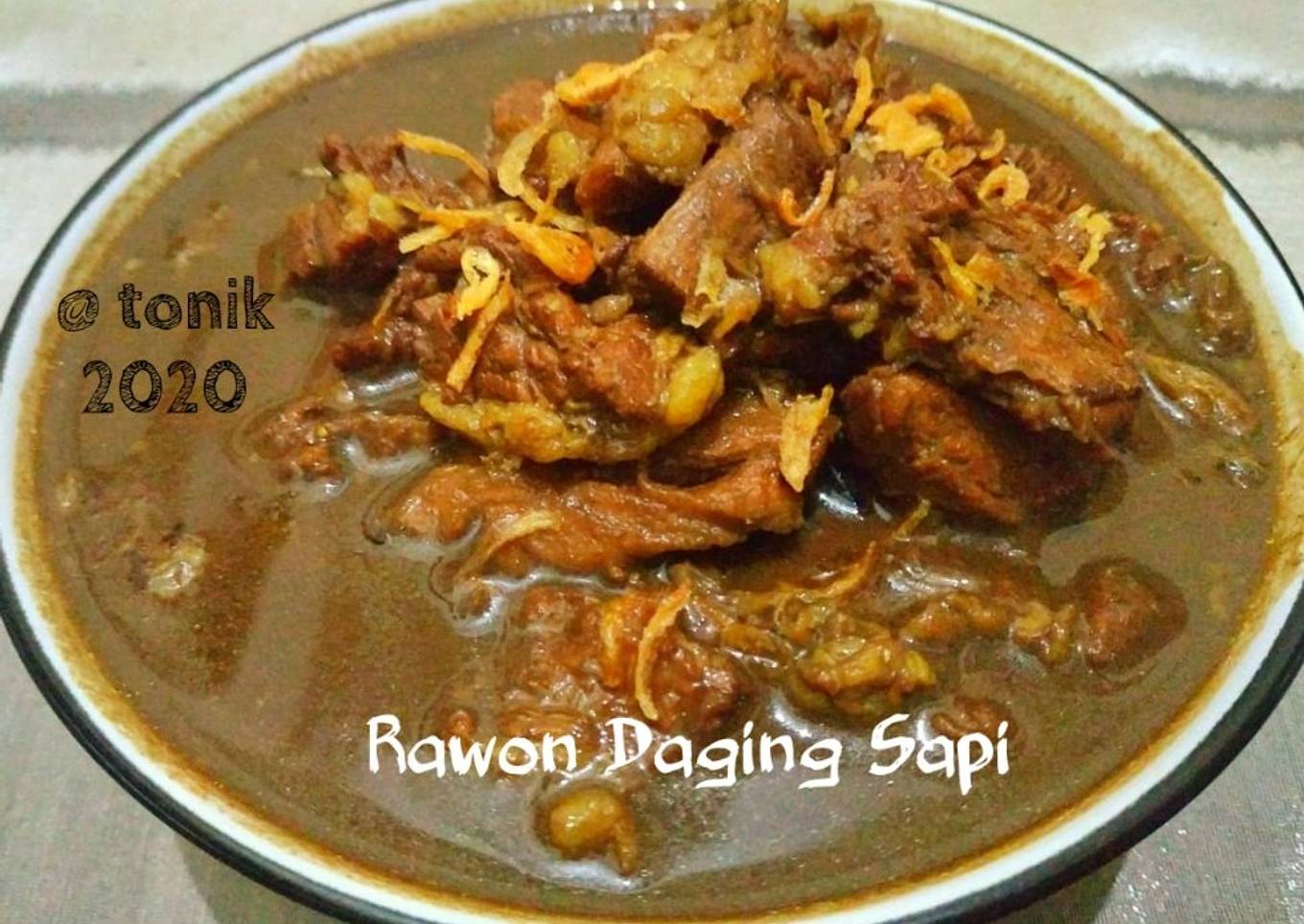 Resep Rawon Daging Sapi Anti Gagal